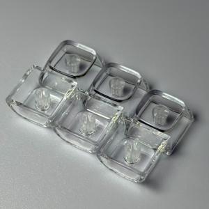 TEMU 투명 XDA PC 키캡, DIY, 십자축 마그네틱 스위치 기계식 키보드 호환