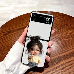 휴대폰 케이스 - 갤럭시 Z 폴드 7 6 5 4 3 Z 플립 7 6 5 4 3, 모토, 라즈 60 50 울트라 휴대폰 커버에 적합한 만화 소녀 케이스