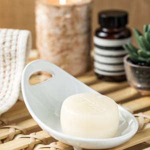 TEMU 자가 배수 세라믹 비누받침대 & 비누홀더 - 샤워, 욕조용 일본식 타원형 트레이 - 비누 건조 유지, 수명 연장, 위생적인 욕실용품