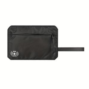 도난 방지 RFID 차단 숨김형 포켓 돈 벨트 여행용 파우치 신용 카드, ID, 현금 보관, 여성 및 남성을 위한 은밀한 가방 홀더
