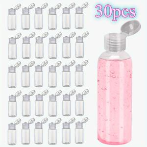 30개입 30ml 휴대용 여행용 병 (뚜껑 포함) - 샴푸, 컨디셔너, 로션 & 세면용품에 적합 - 편리하고 실용적인 욕실 필수품, 욕실 정리 | 디자인 | 안전한 뚜껑 병, 욕실 필수품 정리함