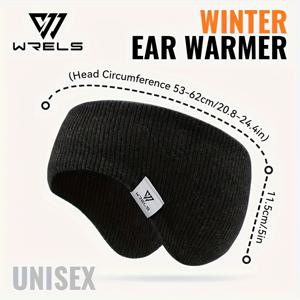 TEMU 1개 WRELS 귀마개 헤드밴드 & 비니 모자 - 부드럽고 신축성 있는 겨울 모자, 가벼운 보온 스키 모자, 야외, 사이클링, 여행, 일상 착용에 적합 - 추운 날씨를 위한 따뜻한 귀마개