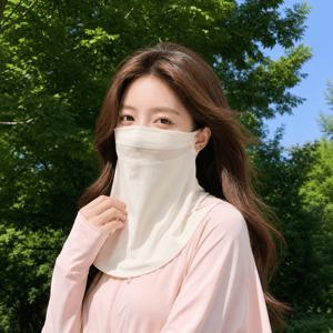 TEMU 여름 냉감 아이스 실크 여성 와이드챙 썬캡 통기성 좋은 가벼운 데일리 레저 모자