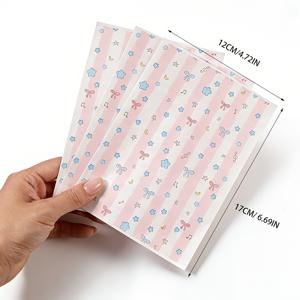 40개 세트 (가방 20개 및 랜덤 스티커 20개) 핑크 선물 가방, 리본 하트 종이 가방, 높은 미적 감각, 아웃박스 선물 가방, 높은 미적 감각의 작은 선물 포장, 선물용으로 매우 적합, 선생님 친구 학생을 위한 휴일 선물