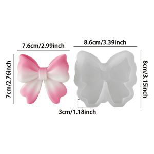 TEMU 양초 만들기용 리본형 캔들 몰드, 부드럽고 재사용 가능한 비정형 실리콘 리본 몰드, DIY 아로마테라피 양초, 발렌타인데이 선물, 웨딩 답례품, 장식용 왁스 공예 몰드