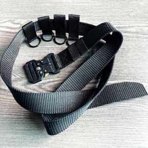 TEMU [X-Aawillion] 1.6M 퀵 릴리스 택티컬 벨트 63인치 (400Lbs+ 초대형 남성용) - 플라스틱 스네이크 버클, 금속 탐지기 불필요, D링 4개, 헤비 듀티 나일론 웨빙, 여행용 공항 편리, 허리 55-63인치에 적합, 블랙