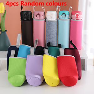 TEMU 4개입 보온 보냉 물병 슬리브 & 컵 커버 - 피트니스, 여행, 헬스장, 야외용 휴대용 보온 커버 | 미끄럼 방지 , 랜덤 색상, 스포츠, 통근, 일상용 물병에 적합 (제목 대소문자 사용 없음)