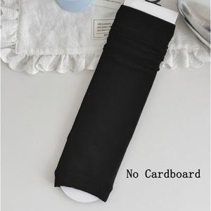 TEMU 여성용 단색 캐주얼 통기성 종아리 양말 1켤레, 봄 여름용 패셔너블한 한국 스타일 얇은 시스루 레그 워머