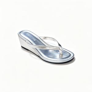TEMU 편안하고! 핫 웨지 토 포스트 바캉스 스타일 소프트 바닥 비치 슬라이드, 여성 신발
