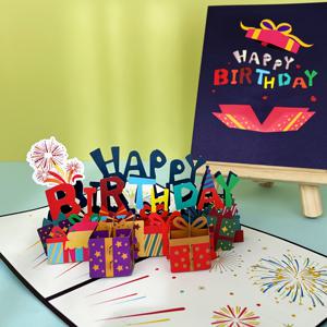 TEMU 팝업 생일 카드와 봉투, 만화 불꽃 디자인, 레이저 컷 인사말 - 아들/딸/손자/손녀/조카/조카님/그녀/그//남자친구/동급생/친구/조부모님/부모님/배우자 - SWAMMCARD