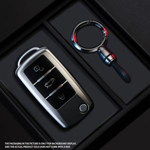 폭스바겐 티구안 파사트 B5 B6 B7 골프 4 5 6 MK6 제타 라비다 스코다 옥타비아용 소프트 TPU 자동차 키 케이스