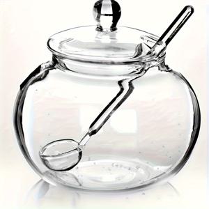 TEMU 250ml 투명 유리 설탕통 스푼 포함 - 주방용 투명 스파이스 병, 야외 사용 가능, 가정용 수납, 요리, 사탕 보관통, 설탕, 향신료, 양념용 유리 용기, 사탕 보관통