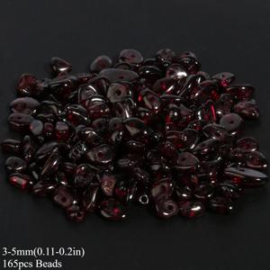 TEMU 3-5/5-8mm 천연 스톤 가넷 우아한 불규칙 크러쉬 루즈 스페이서 비즈, 매력적인 DIY 주얼리 만들기 팔찌 목걸이 액세서리, 크리스마스 선물, 수제 공예 재료