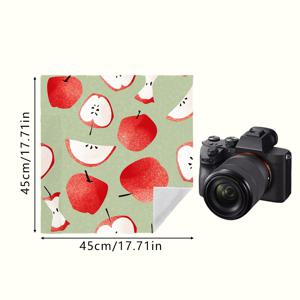 TEMU 1개, 2D 평면 [신선한 프린트 블랙 테크 자가 접착 매직 범용 포장 천] 사무용품 휴대용 보관 가방 펜 케이스, 카메라 보호 천, 화장품 정리 가방, 고양이 침대 및 담요를 위한 창의적인 애완 동물 포장 타월