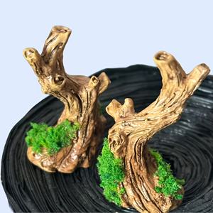TEMU 5개 창의적인 미니어처 풍경 레진 트렁크 장식품, 정원 풍경 장식 펜던트 추가, 가정용 화분 모래 테이블 풍경 장식, 미니어처 트렁크 모델 컬렉션 장식품