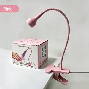 TEMU 구스넥 및 테이블 클램프 받침대가 있는 네일 건조 램프 - DIY 빠른 건조 매니큐어용 휴대용 조명, 젤 매니큐어용 즉석 경화, 살롱, 네일 케어에 적합, 어댑터 미포함 (개인용 밝은 조명)