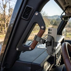 SUV/트럭/지게차용 범용 차량용 휴대폰 거치대 - 삼각형 안정적인 충격 방지 진동 방지 내비게이션 홀더