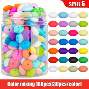 TEMU 120개/180개 12mm 컬러 실리콘 무광 루스 스페이서 비즈 세트, 주얼리 제작, 수제 키 백, 휴대폰 체인, 비즈 장식, 목걸이, 팔찌 및 공예 용품에 적합