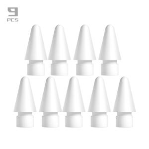 2세대 Apple Pencil, Apple Pencil Pro, Apple Pencil USB-C용 흰색 교체 니브. Apple iPad Pencil Ipencil 팁과 호환되는 매우 민감하고 정밀한 POM 교체 팁 특징.