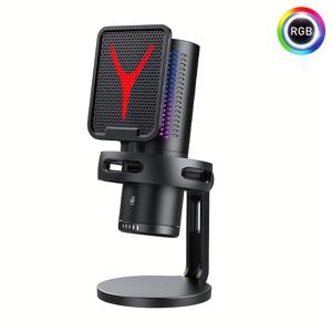 TEMU GM7 RGB 게이밍 스트리밍 마이크