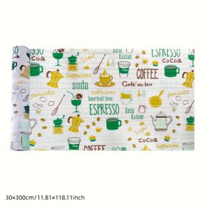 1롤, 118.11*11.81인치, 주방 캐비닛 라이너, 서랍 라이너 - 다기능 주방, 욕실 및 침실 캐비닛 선반 패드, 방진 및 방수, 캐비닛, 서랍 및 신발 정리대에 적합, 선반 라이너, 가정 주방 용품