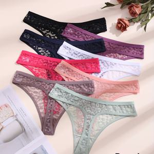 벨라브리즈 여성용 4pcs 끈팬티 - 미드라이즈 고탄력 시스루 레이스 속옷, 통기성 메쉬 스트링 란제리, 반투명 & 세탁기 사용 가능 (신상) - 편안한 여름 & 봄 섹시 란제리, 벨라브리즈 추천