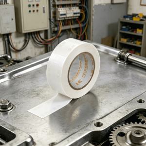 TEMU 흰색 전기 테이프, 24mm 폭 x 71mm 직경 고점도 PVC 절연 테이프, 난연성 & 산업용 등급 실링 테이프 (전선 배선, 전기 수리, 전선 마킹용, 1롤)