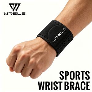 TEMU WRELS 통기성 메쉬 및 조절식 손목 보호대가 있는 압박 손목 보호대 - 땀 흡수성 인체공학적 안정화 서포트, 남성 및 여성용 역도, 피트니스, 달리기, 헬스장에 적합, 손목, 손목 안정화 밴드