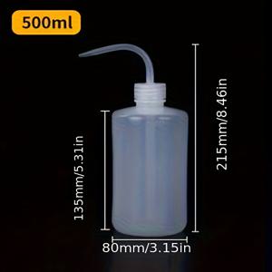TEMU 4개/6개-500ml-압착병-곡선형 주둥이 압착병 도구, 가정용, 다육식물용 긴 주둥이 실내 식물 물주기용
