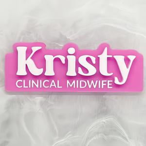 TEMU 맞춤형 이름 뱃지 - 텍스트 & 이름 추가 가능 - 교사, 간호사, 의사, 학생용 - 파티, 병원, 사무실용 이름표 - 크리스마스 선물 & 유니폼 액세서리