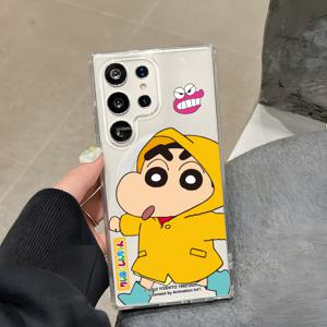 휴대폰 케이스 - 크레용신ちゃん 휴대폰 케이스 유치원 친구 노하라 가족 신노스케 노하라 보찬 낙서 귀여운 그룹 만화 휴가 스타일 힐링 바람 미사에 노하라 네네 히로시 카자마 삼성 갤럭시 S26 ULTRA/S25 FE/S24/PLUS S25 5G 케이스 시리즈