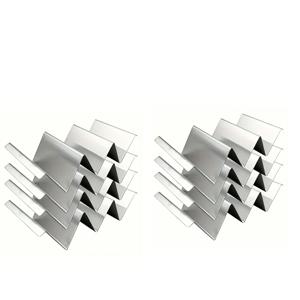 W자형 스테인리스 스틸 타코 홀더 2/4/8개, W자형 플랫브레드 랙, 타코 스탠드, 토르티야 홀더, 팬케이크 트레이