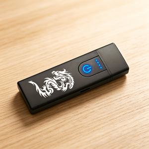 TEMU 새 USB 충전식 전자 라이터, 휴대용 터치 유도 전기 라이터, 방풍 불꽃 없는 초박형 전자 라이터, 랜덤 색상 1개/랜덤 색상 2개 포함, 캠핑, 발렌타인데이, 추수감사절에 이상적인 선택