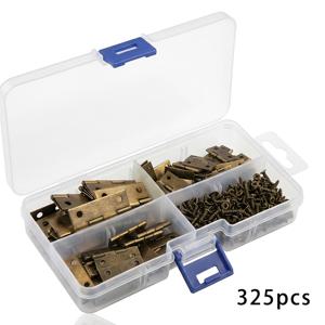 325개 앤티크 브론즈 1.5인치/1인치/6방향 힌지 조합, 접이식 힌지, 문/창문 힌지, 문 힌지 버트 힌지, 도어 박스 커버/원목 상자, 하드웨어 제어 장치