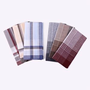 TEMU 남성용 손수건 6개 세트, 랜덤 색상, 40cm 대형 남성용 포켓 스퀘어 손수건, 체크 무늬 패턴, 땀 닦기, 식사 예절, 결혼식, 정장 포켓 추가용으로 적합, 아버지 선물로도 좋습니다.