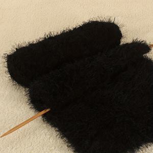 TEMU 300g 인조 가죽 인조 퍼 스틱 두꺼운 실 수건용 실, 수제 DIY 땋기 스카프, 모자, 스웨터, 망토 및 코트 스틱 두꺼운 실 가을용