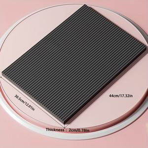 TEMU 1개 NBR 밸런스 패드, 2Cm/4Cm 두께 폼 무릎 패드 (Ab 롤러용), 플랭크 코어 트레이닝 매트, 성인용 피트니스 헬스장 운동 패드, 충전식이 아닌 고무, 배터리 불필요