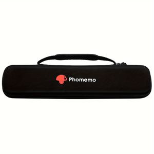 TEMU Phomemo M08F 보관 케이스, Phomemo M08F/P831/TP81 레터 & A4 휴대용 프린터 호환, M08F 여행용 프린터 보관 홀더 용지 & USB 케이블 (박스만)용 소형 경량 충격 방지 EVA 케이스