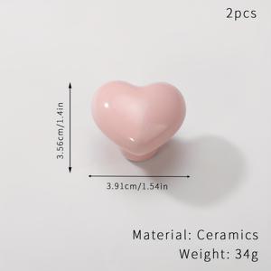 TEMU 다양한 세라믹 손잡이 러브 핑크 손잡이 서랍 캐비닛 손잡이 가구 신발장 손잡이