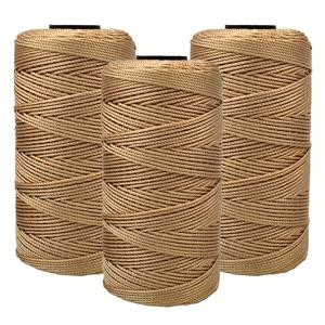 TEMU 3개 세트 폴리에스터 실, 각 100G, 반짝이는 폴리에스터 얀 3개, 모자, 가방, 쿠션, 신발 뜨개질용 - 다양한 색상, 공예 프로젝트