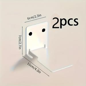 TEMU 2-4개 세트 모던 금속 벽걸이 책장 - 무게감 있는 책 정리대, 교사용, 도서관, 거실, 침실, 사무실 등에 적합한 공간 절약형 인비저블 북쉘프, 휴가 선물 및 집들이 선물 추천
