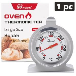 TEMU 대형 다이얼 오븐 온도계 1개, 업그레이드된 버전, 0-300°C/100-600°F, 배터리 불필요, 스탠드 또는 걸이형, 읽기 쉬운 큰 글씨체, 스테인리스 스틸, 베이킹 온도계, 오븐 온도 게이지, 엄마와 가족을 위한 최고의 선물