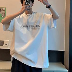 100% 면 남성 캐주얼 반팔 티셔츠 