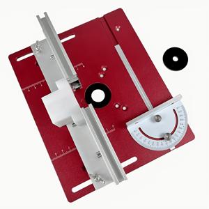 TEMU 알루미늄 밀링 머신 작업대용 인서트 플레이트 3종 세트, 엣지 트리머 및 목공용 라우터 플립 플레이트 포함, 목공 각인 기계용 양면 플레이트, 슬롯팅, 트리밍, 모따기 작업대, 견고한 구조, 라우터 테이블 인서트 플레이트, 완전한 라우터 밀링 머신 세트