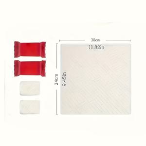 TEMU 24Cm*30Cm 압축 타월 100개입, 휴대 간편, 개별 포장, 두꺼운 페이스 타월, 건식 및 습식 모두 사용 가능, 가정, 여행 및 캠핑에 적합