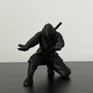 TEMU 3D 프린팅 닌자 펜 홀더 - 펜과 연필을 위한 창의적인 책상 정리함, 미끄럼 방지 받침대, 공간 절약형 사무실 및 가정 장식, 특별한 선물 아이디어