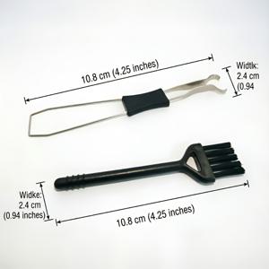 TEMU 키캡 및 스위치 풀러 키트 + 클리닝 브러시 - 키캡 탈거, 스위치 탈거, 먼지 청소용 2-in-1 기계식 키보드 유지보수 도구 세트, 핫스왑 키보드용