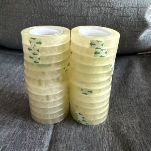 TEMU 초강력 접착력과 잔여물 없는 두꺼운 투명 포장 테이프 12롤, 대용량 가성비 패키지, 깔끔하게 쌓여 있으며 코어 튜브와 호환, 선물 포장 등 다양한 상황에 적합