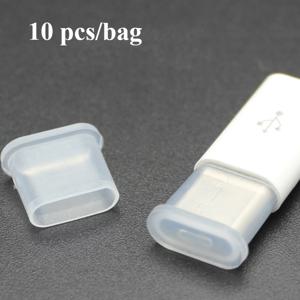 TEMU 10개/봉지 Type-C 휴대폰 데이터 케이블 보호 커버, 충전 케이블, 수컷 단자 먼지 캡, 충전 포트, Type-C 헤드폰 액세서리