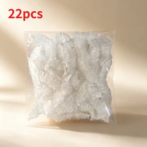 TEMU 22개입 70 X 60cm 대형 두꺼운 투명 일회용 먼지 덮개, 밥솥 보관용 두꺼운 투명 먼지 덮개, 일회용 가전제품 랩, 방진 방유 방진, 탄성 있는 가장자리